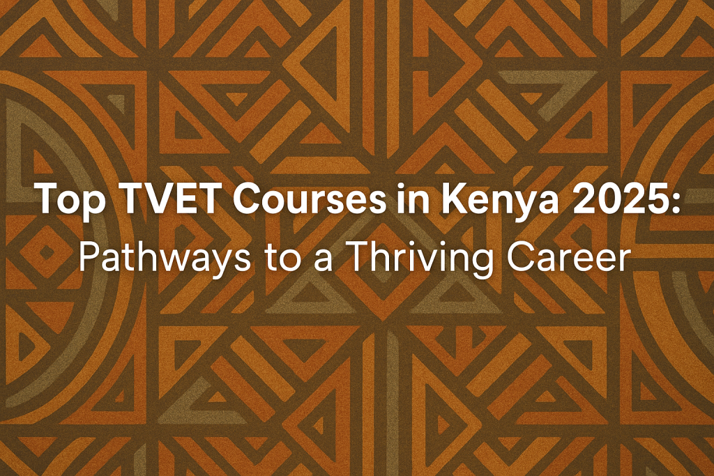 Top TVET Courses in Kenya 2025: Pathways to a Thriving Career